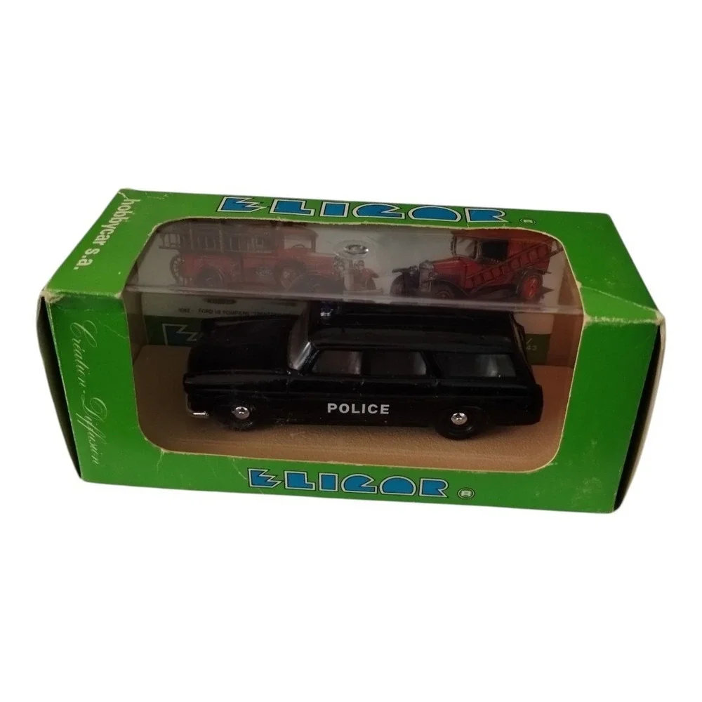 1138 Peugeot 404‎ Police 1964 PTT Eligor France 1/43 Miniature Car